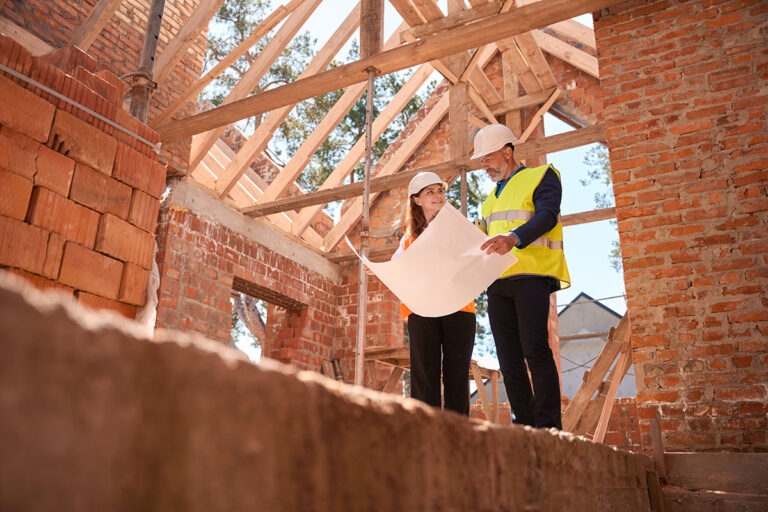 Discussing project with teammates